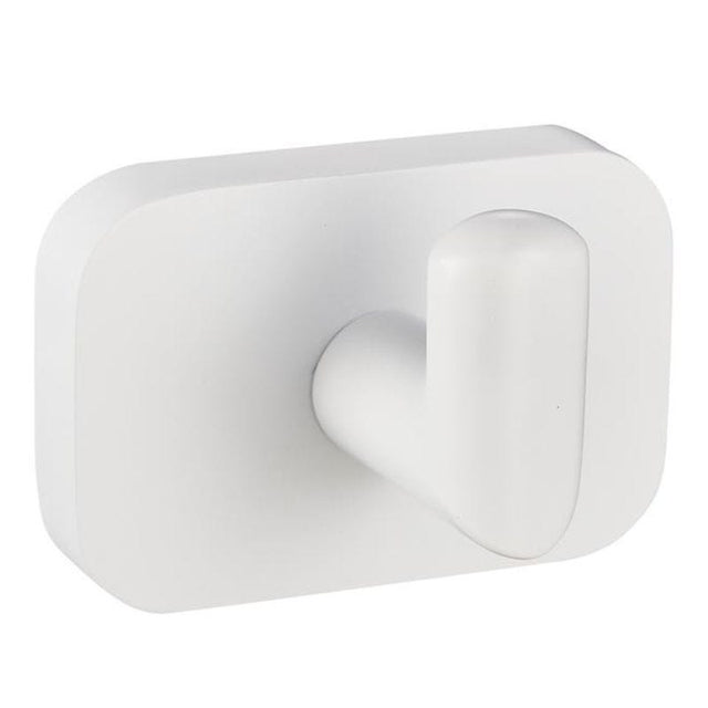 Eastbrook Asti Wall Mounted Curved Robe Hook - Matt white - 52.466 - TAP 'N' SHOWER