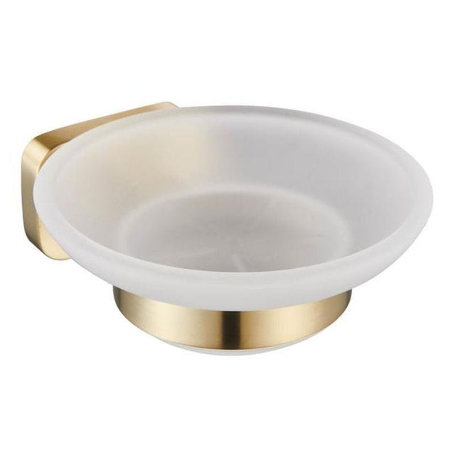 Eastbrook Asti Wall Mounted Soap Dish Holder - Brushed Brass - 52.449 - TAP 'N' SHOWER
