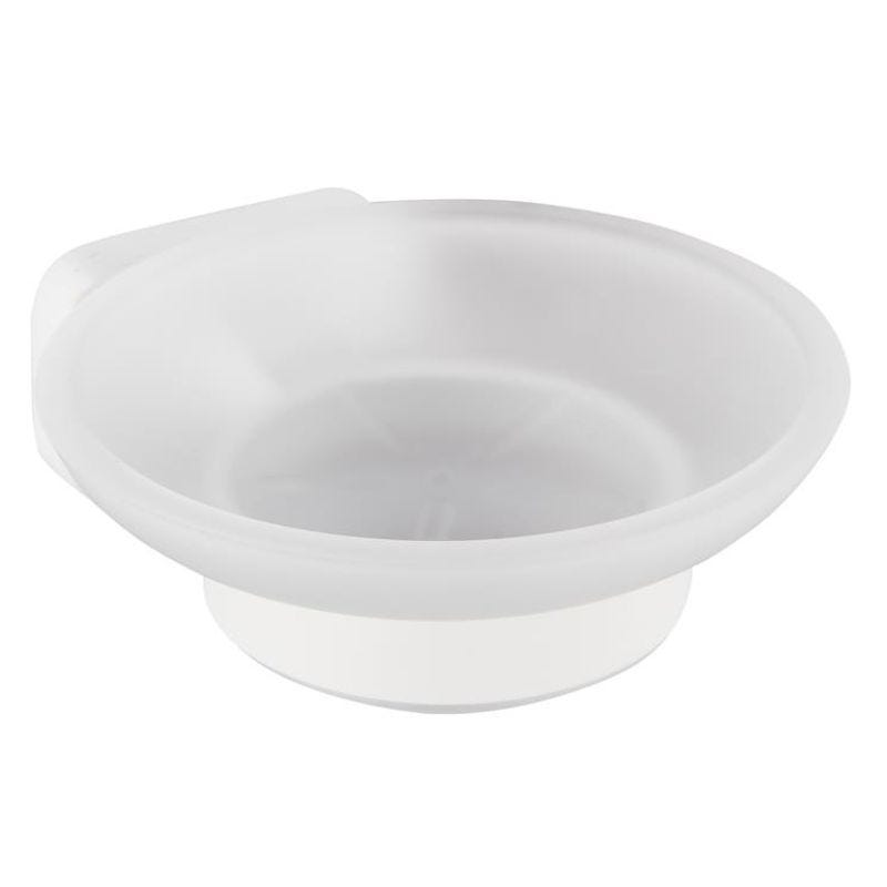 Eastbrook Asti Wall Mounted Soap Dish Holder - Matt White - 52.469 - TAP 'N' SHOWER