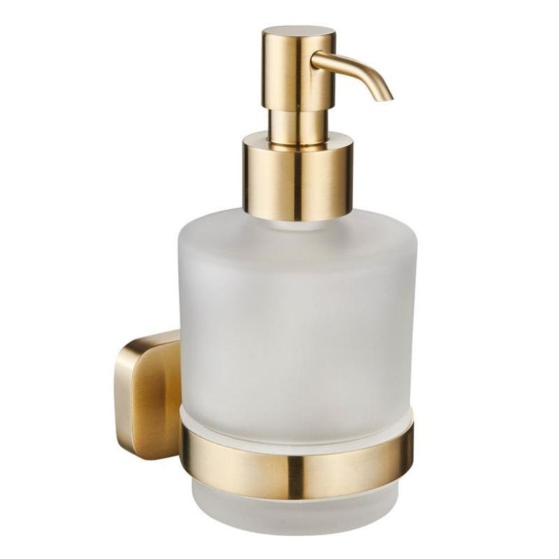 Eastbrook Asti Wall Mounted Soap Dispenser - Brushed Brass - 52.451 - TAP 'N' SHOWER
