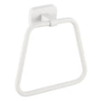 Eastbrook Asti Wall Mounted Square Towel Ring - Matt White - 52.463 - TAP 'N' SHOWER