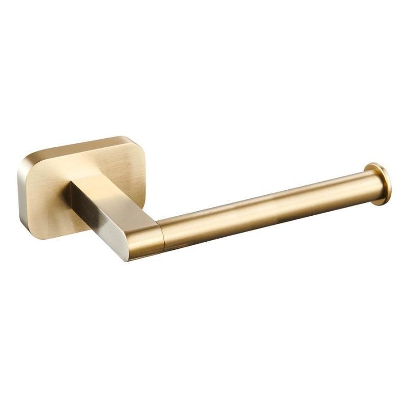 Eastbrook Asti Wall Mounted Toilet Roll Holder - Brushed Brass - 52.445 - TAP 'N' SHOWER
