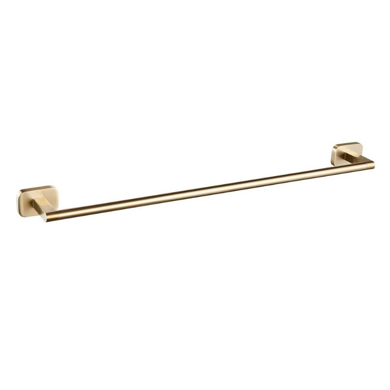 Eastbrook Asti Wall Mounted Towel Rail - Brushed Brass - 52.454 - TAP 'N' SHOWER