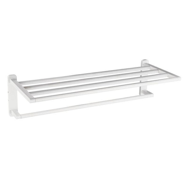 Eastbrook Asti Wall Mounted Towel Shelf - Matt White - 52.477 - TAP 'N' SHOWER