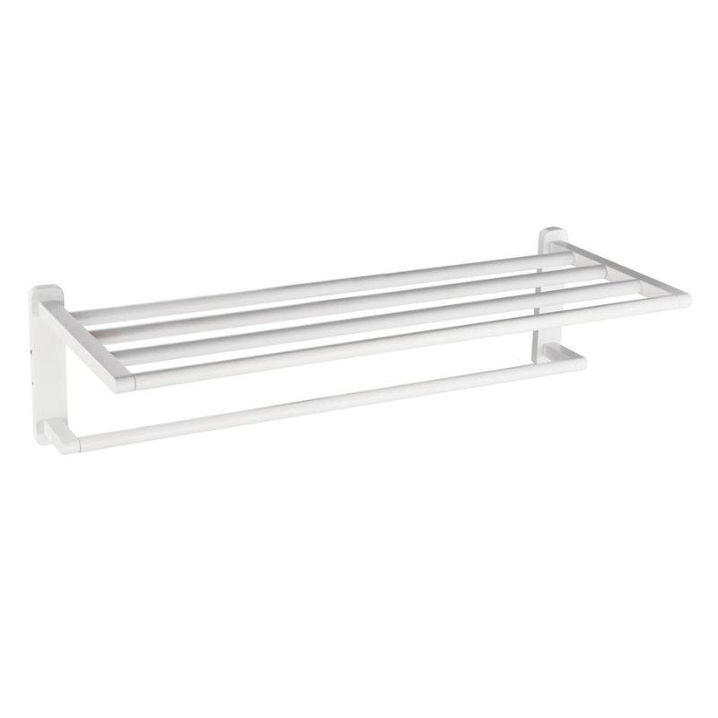 Eastbrook Asti Wall Mounted Towel Shelf - Matt White - 52.477 - TAP 'N' SHOWER
