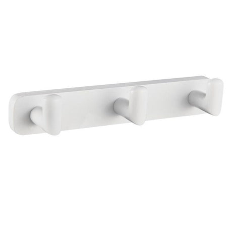 Eastbrook Asti Wall Mounted Triple Robe Hook - Matt White - 52.478 - TAP 'N' SHOWER
