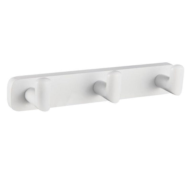 Eastbrook Asti Wall Mounted Triple Robe Hook - Matt White - 52.478 - TAP 'N' SHOWER