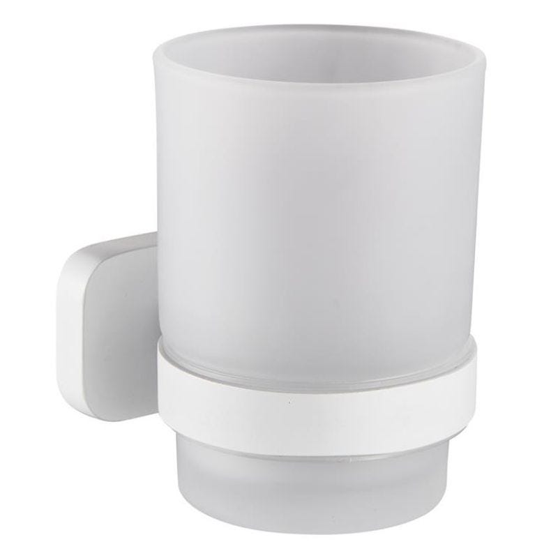 Eastbrook Asti Wall Mounted Tumbler Holder - Matt White - 52.468 - TAP 'N' SHOWER