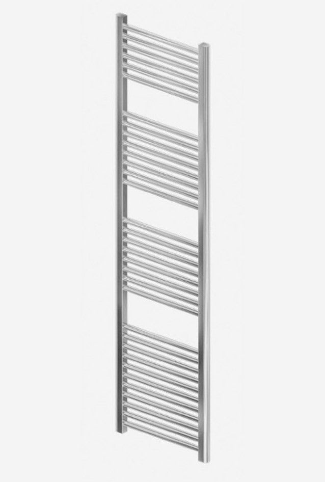 Eastbrook Biava Straight Ladder Towel Radiator - 1118mm x 600mm Chrome - 41.073 - TAP 'N' SHOWER