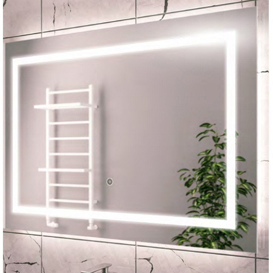 Eastbrook Bivieve Mirror with LED Lights and Touch Sensor 600mm x 800mm - 40.1013 - TAP 'N' SHOWER
