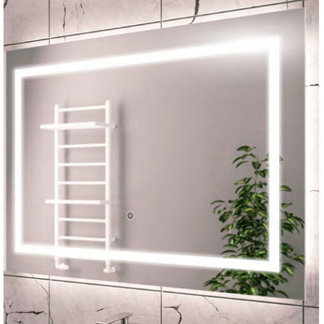 Eastbrook Bivieve Mirror with LED Lights and Touch Sensor 600mm x 800mm - 40.1013 - TAP 'N' SHOWER