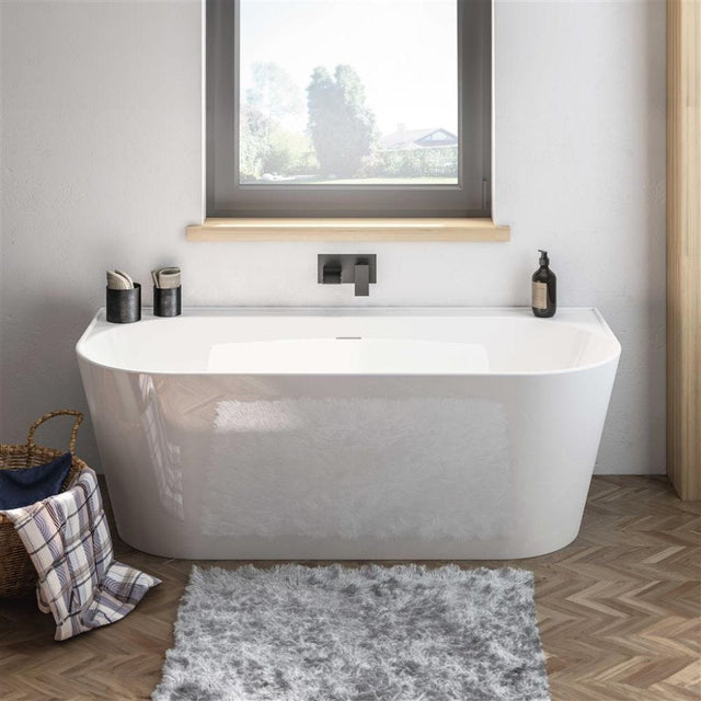 Eastbrook Brockland Freestanding Bath 1600mm x 750mm - White - 33.0026 - TAP 'N' SHOWER