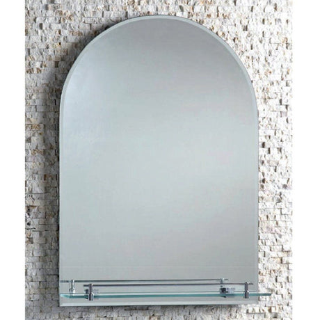 Eastbrook Brunswick Round Mirror with Shelf 500mm x 700mm - 40.0019 - TAP 'N' SHOWER