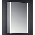 Eastbrook Caldini 1 Door Mirror Cabinet with LED Lights 400mm x 600mm - 40.0027 - TAP 'N' SHOWER