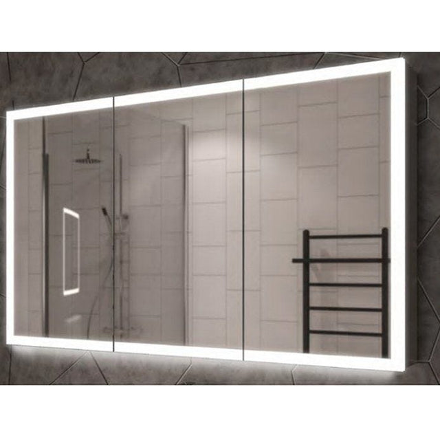 Eastbrook Casio 3 Door Mirror Cabinet with LED Lights and Sensor 1200mm x 700mm - 40.1025 - TAP 'N' SHOWER