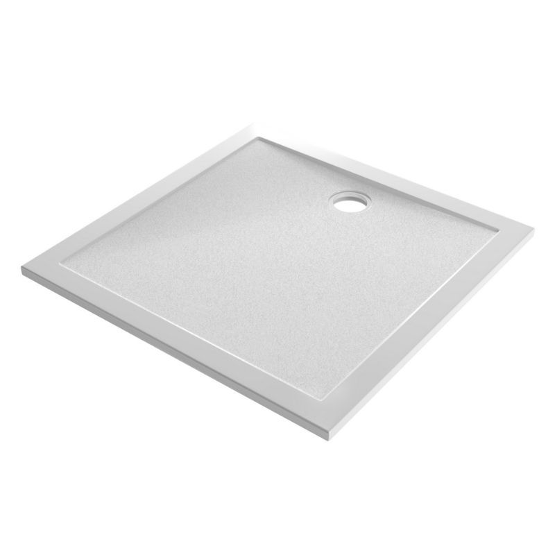 Eastbrook Corsair Anti - Slip Square Shower Tray 700mm x 700mm - White - 159.1001 - TAP 'N' SHOWER
