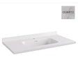 Eastbrook Hardwick Quartz Square Basin 900mm - White - 36.2043 - TAP 'N' SHOWER