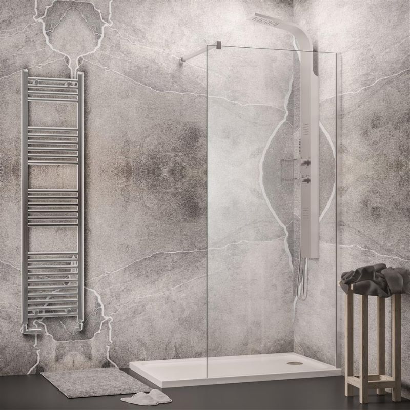 Eastbrook Hydropanel Shower Panel 1200mm x 2420mm - Graphite Marble - 3.155 - TAP 'N' SHOWER