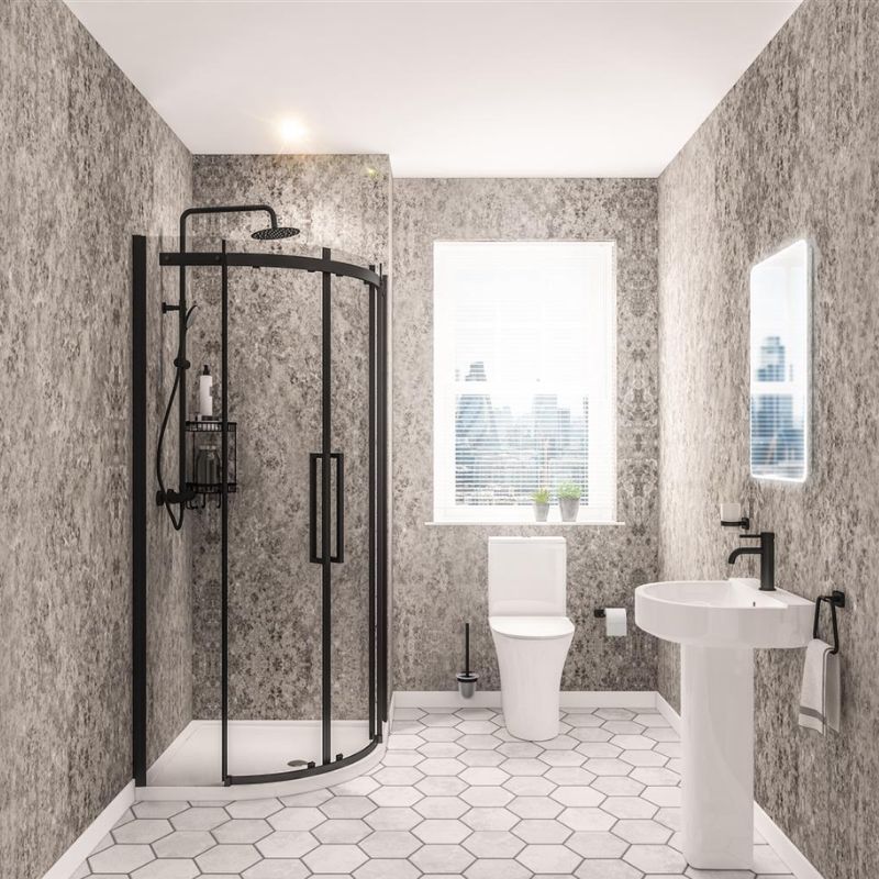 Eastbrook Hydropanel Shower Panel 900mm x 2420mm - New Granite Gloss - 3.129 - TAP 'N' SHOWER