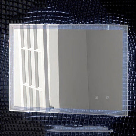 Eastbrook Leven Mirror with LED Lights Sensor and Bluetooth 600mm x 600mm - 56.1081 - TAP 'N' SHOWER