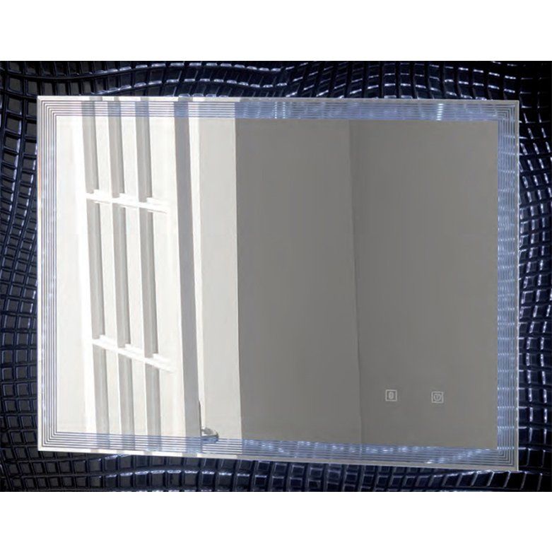 Eastbrook Leven Mirror with LED Lights Sensor and Bluetooth 800mm x 600mm - 56.1083 - TAP 'N' SHOWER
