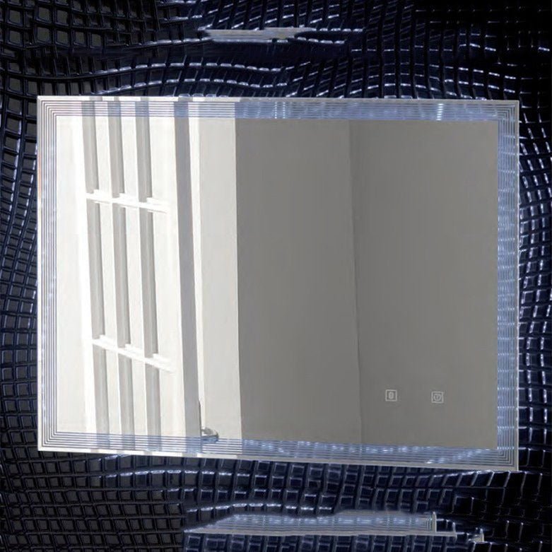 Eastbrook Leven Mirror with LED Lights Sensor and Bluetooth 800mm x 600mm - 56.1083 - TAP 'N' SHOWER