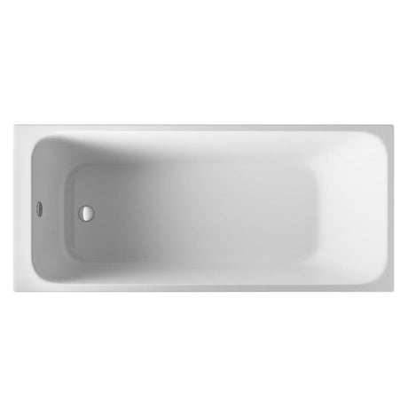 Eastbrook Malin Reinforced Beauforte Single Ended Bath 1650mm x 700mm - White - 42.1067 - TAP 'N' SHOWER