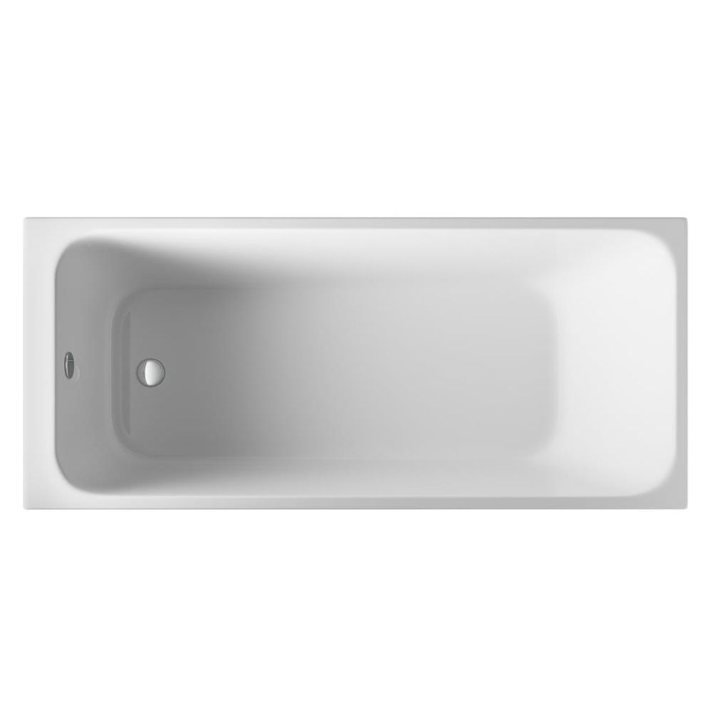 Eastbrook Malin Reinforced Beauforte Single Ended Bath 1675mm x 700mm - White - 42.1068 - TAP 'N' SHOWER