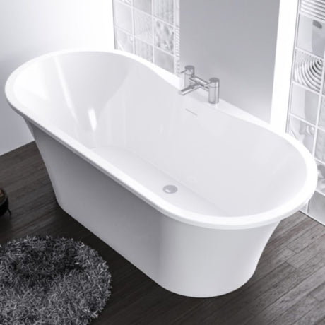Eastbrook Margravine Freestanding Bath 1660mm x 730mm - White - 33.0001 - TAP 'N' SHOWER