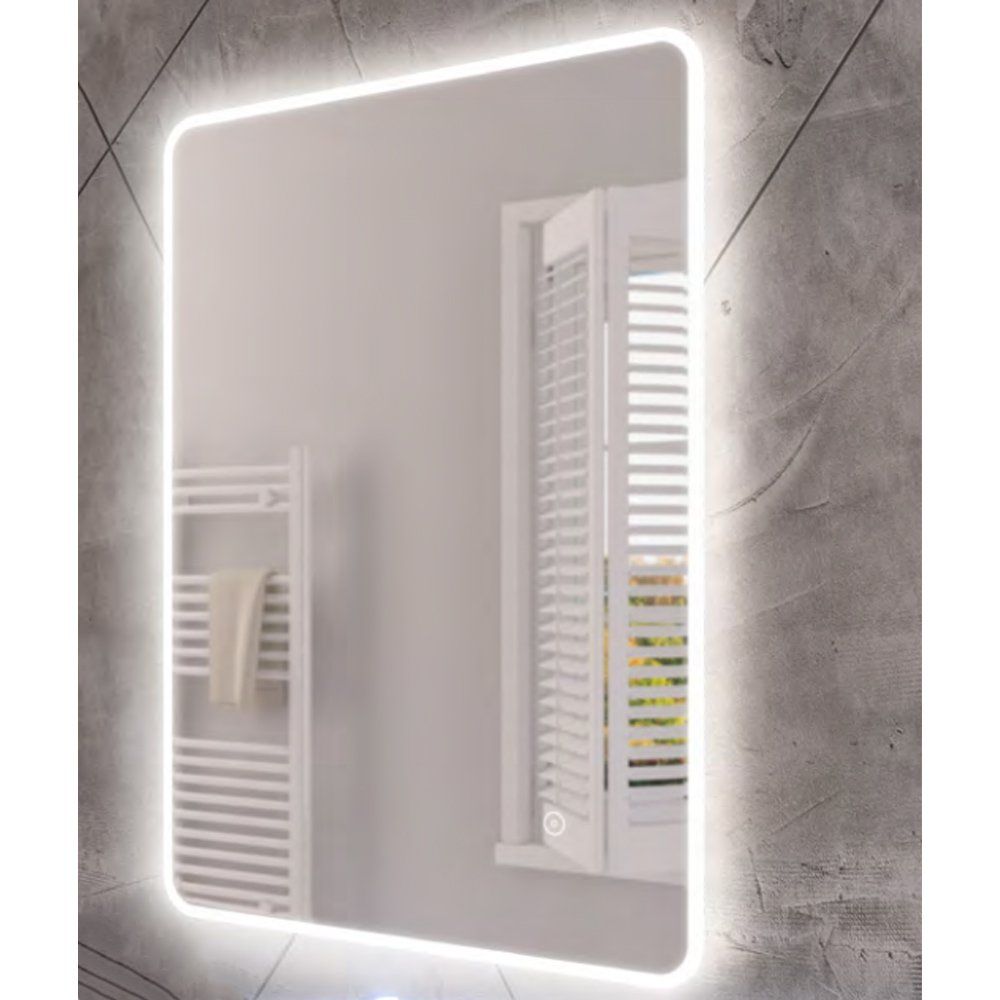 Eastbrook Orta Mirror with LED Lights and Touch Sensor 500mm x 700mm - 40.1006 - TAP 'N' SHOWER