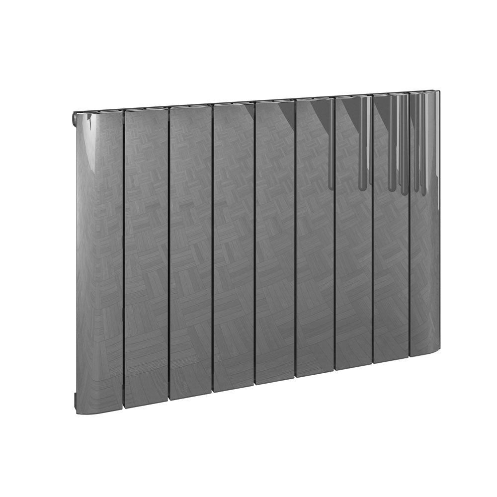 Eastbrook Peretti Aluminium Horizontal Flat Panel Radiator 600mm x 470mm - Polished - 86.0180 - TAP 'N' SHOWER