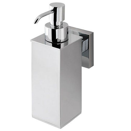 Eastbrook Rimini Wall Mounted Square Metal Soap Dispenser - Chrome - 52.105 - TAP 'N' SHOWER