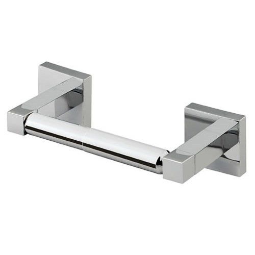 Eastbrook Rimini Wall Mounted Square Spindle Toilet Roll Holder - Chrome - 52.107 - TAP 'N' SHOWER
