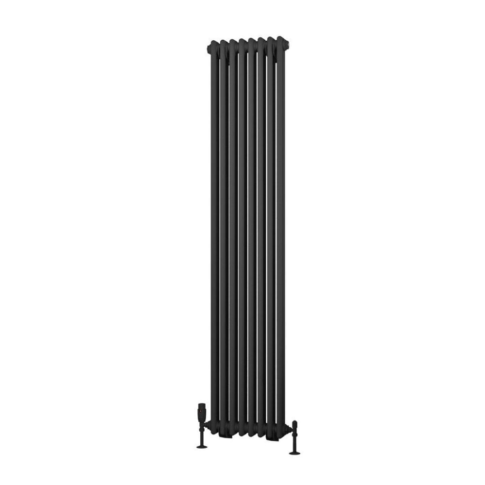 Eastbrook Rivassa Traditional 3 Column Radiator 1800mm x 383mm - Matt Anthracite - 81.0019 - TAP 'N' SHOWER