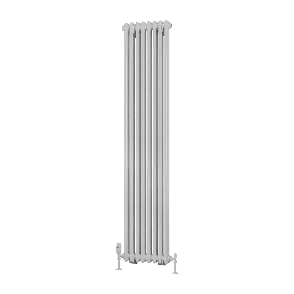 Eastbrook Rivassa Traditional 3 Column Radiator 1800mm x 383mm - Gloss White - 81.0003 - TAP 'N' SHOWER