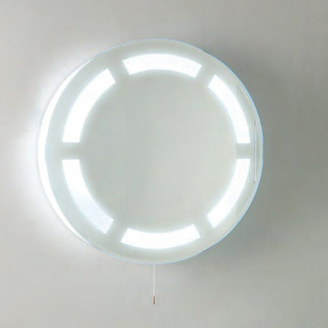 Eastbrook Rockland Mirror with Fluorescent Lights 600mm x 600mm - 66.0004 - TAP 'N' SHOWER