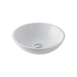 Eastbrook Rondo Round Sit On Basin 410mm - White - 51.032 - TAP 'N' SHOWER