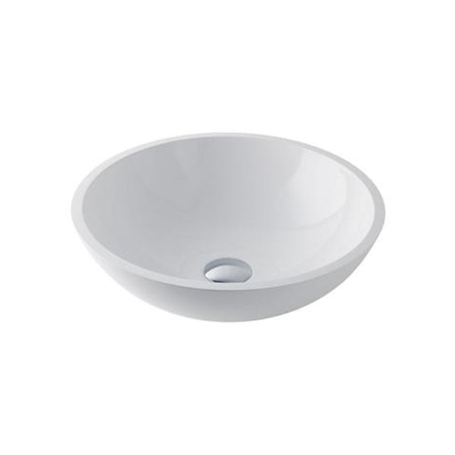 Eastbrook Rondo Round Sit On Basin 410mm - White - 51.032 - TAP 'N' SHOWER
