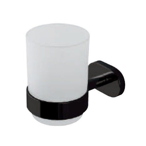 Eastbrook Salerno Wall Mounted Round Tumbler Holder - Matt Black - 52.215 - TAP 'N' SHOWER
