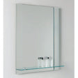 Eastbrook Savannah Rectangular Mirror with Shelf 550mm x 750mm - 40.0018 - TAP 'N' SHOWER