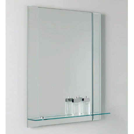 Eastbrook Savannah Rectangular Mirror with Shelf 550mm x 750mm - 40.0018 - TAP 'N' SHOWER
