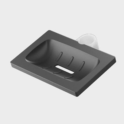 Eastbrook Soap Holder for Slider Riser Rail - Matt Black - 93.0098 - TAP 'N' SHOWER