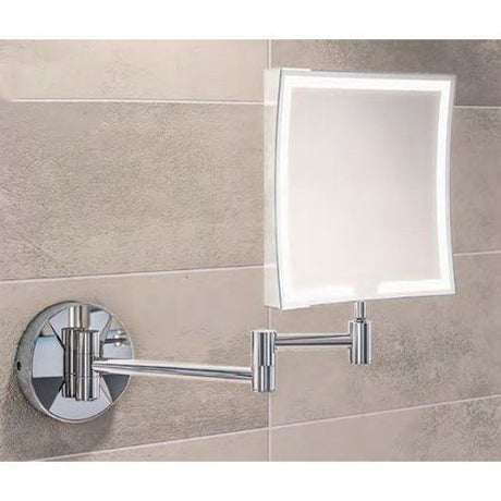 Eastbrook Square Magnifying Vanity Mirror with LED Lights - 40.0040 - TAP 'N' SHOWER