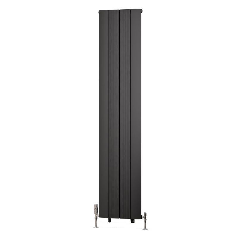 Eastbrook Trent Aluminium Vertical Radiator 1800mm x 375mm - Matt Anthracite - 41.0480 - TAP 'N' SHOWER