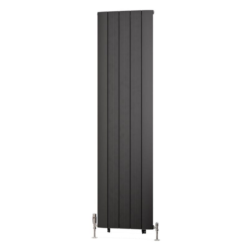 Eastbrook Trent Aluminium Vertical Radiator 1800mm x 470mm - Matt Anthracite - 41.0481 - TAP 'N' SHOWER