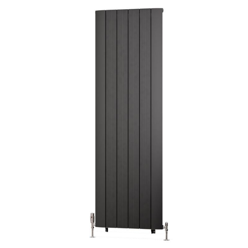 Eastbrook Trent Aluminium Vertical Radiator 1800mm x 565mm - Matt Anthracite - 41.0482 - TAP 'N' SHOWER
