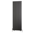 Eastbrook Trent Aluminium Vertical Radiator 1800mm x 565mm - Matt Anthracite - 41.0482 - TAP 'N' SHOWER