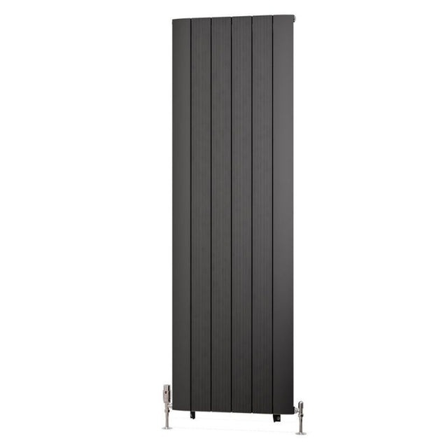 Eastbrook Trent Aluminium Vertical Radiator 1800mm x 565mm - Matt Anthracite - 41.0482 - TAP 'N' SHOWER