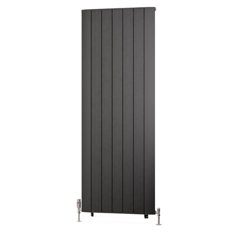 Eastbrook Trent Aluminium Vertical Radiator 1800mm x 660mm - Matt Anthracite - 41.0483 - TAP 'N' SHOWER