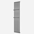 Eastbrook Tunstall Vertical Designer Radiator 1800mm x 280mm - Matt Anthracite - 89.0002 - TAP 'N' SHOWER